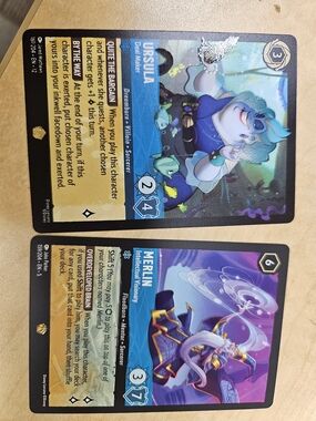 Disney Lorccana 38 Cards Total